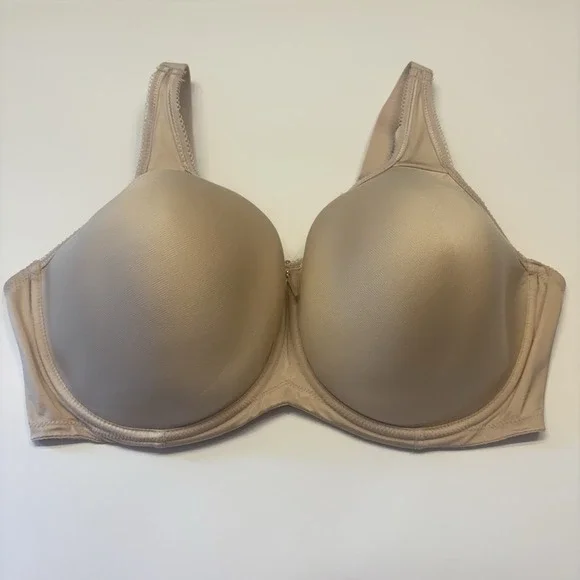 Wacoal 853192 Basic Beauty Spacer Underwire T-Shirt Bra 40DDD Sand Full Coverage - Picture 3 of 7